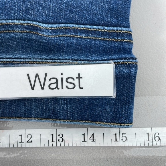 SPANX Jeans Women's L Large Blue Distressed Denim Skinny Stretch - Picture 9 of 11